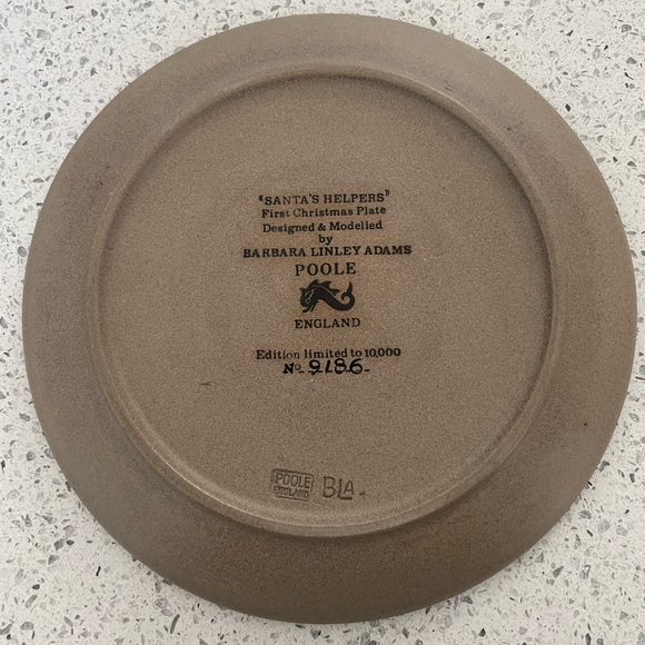 Like New “Santa's Helpers" Collector's Plate - Picture 3 of 4